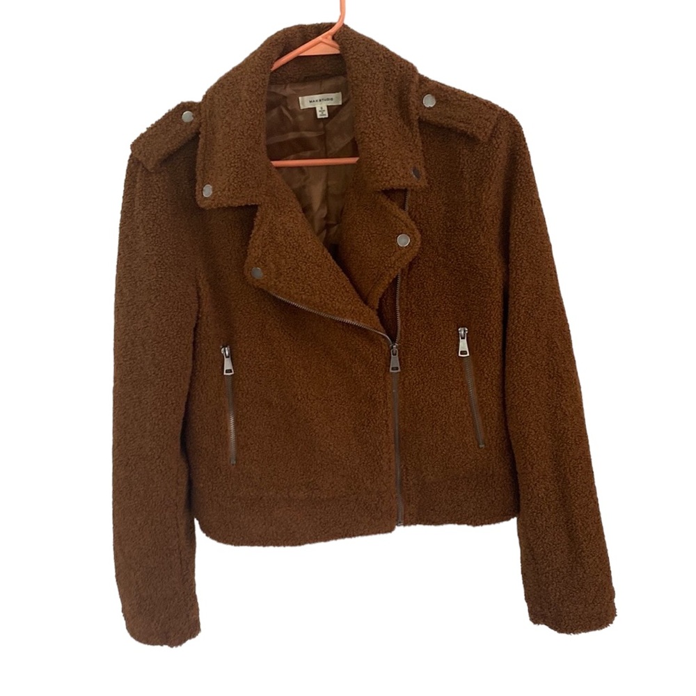 Max Studio Teddy Bear Jacket Size Small